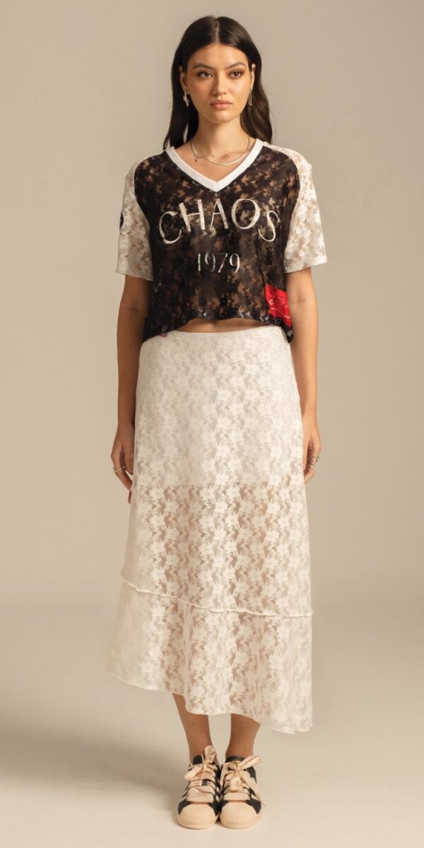 COSMOS LACE CROP TOP