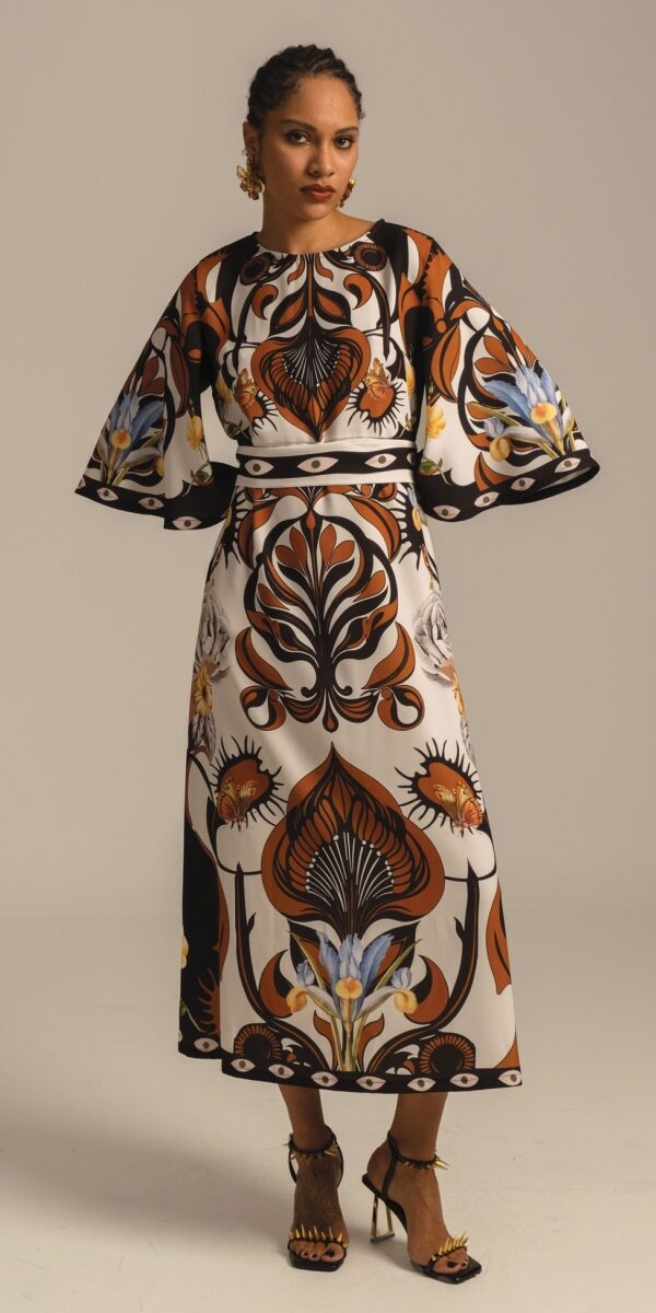 ORNAMENTAL LONG DRESS ΜΑΚΡΥ ΦΟΡΕΜΑ